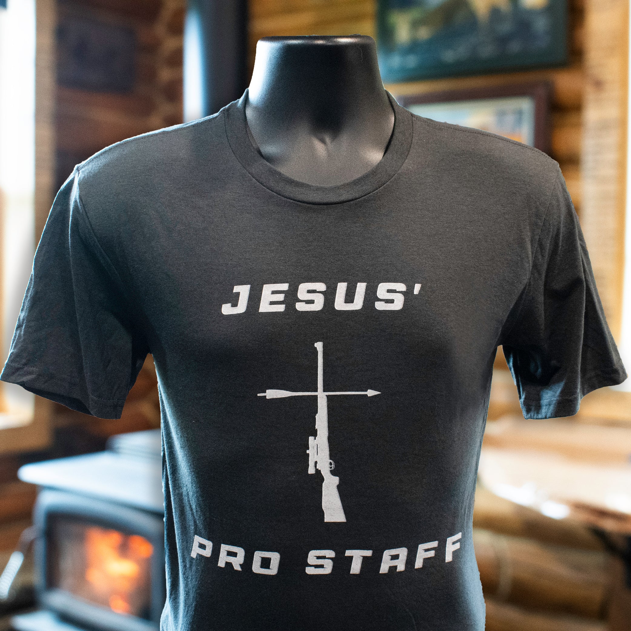 Jesus' Pro Staff T-Shirt - Deepest Gray image 0