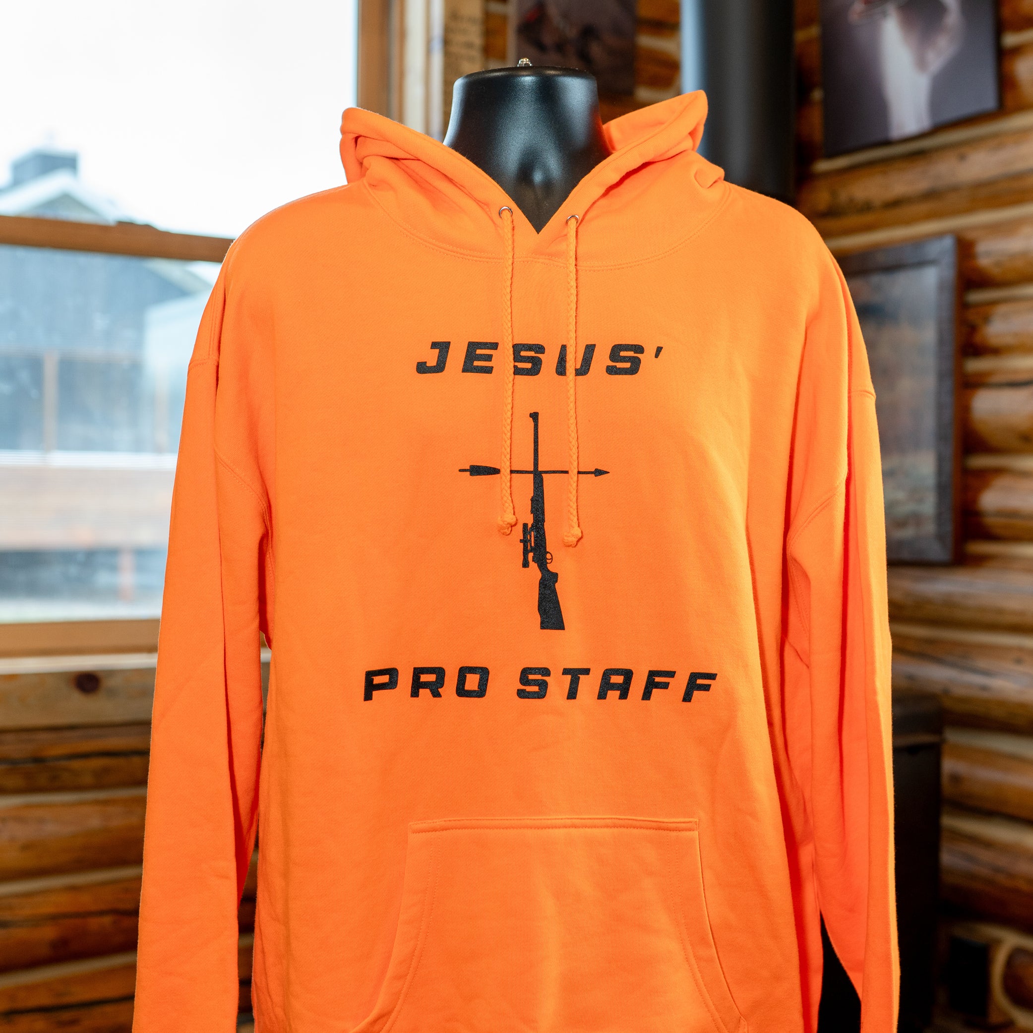 Jesus’ Pro Staff Premium Hoodie - Blaze Orange image 1