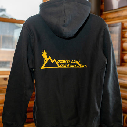 Hunt. Harvest. Eat. Repeat. Premium Hoodie - Black image 1