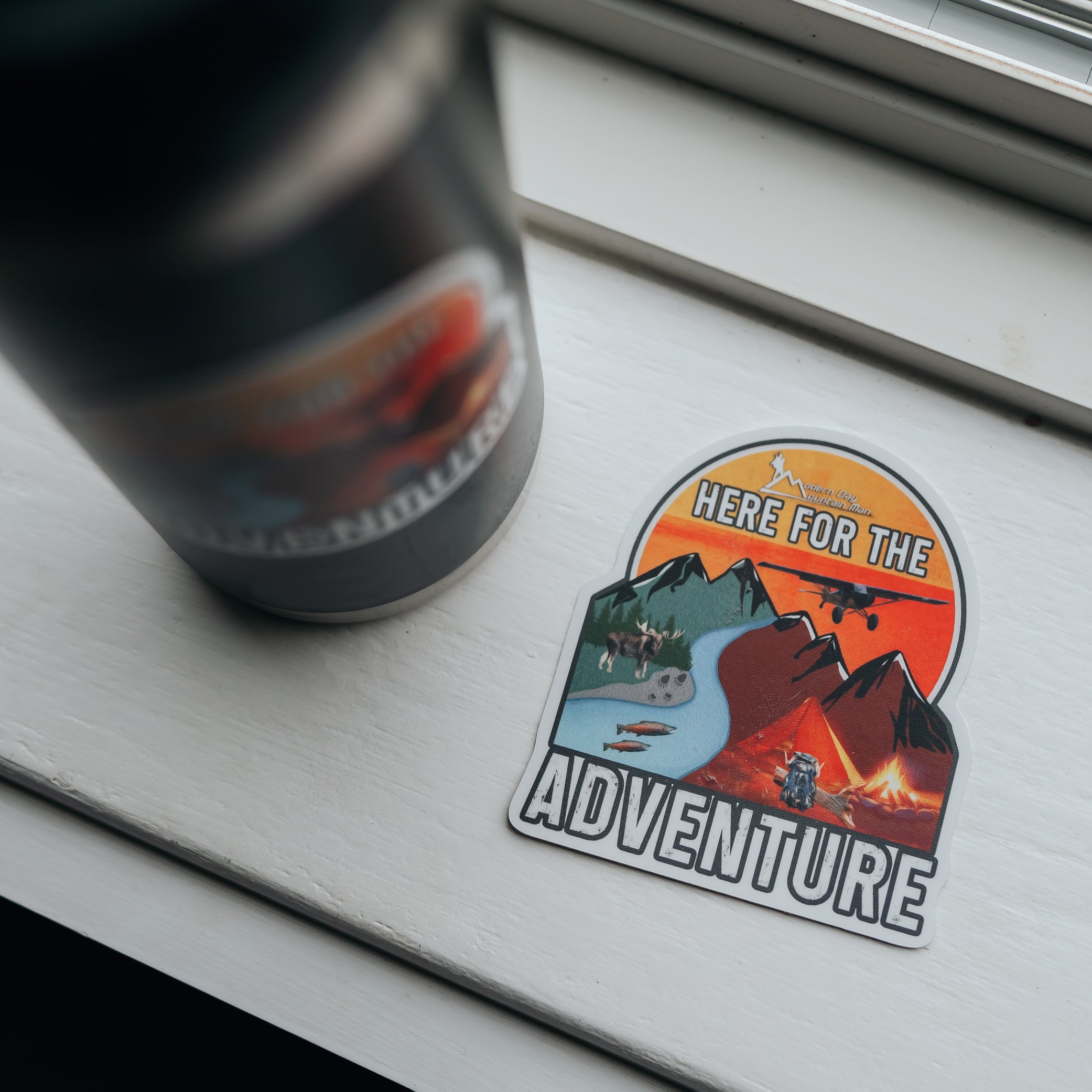 Here For The Adventure Decal image 2