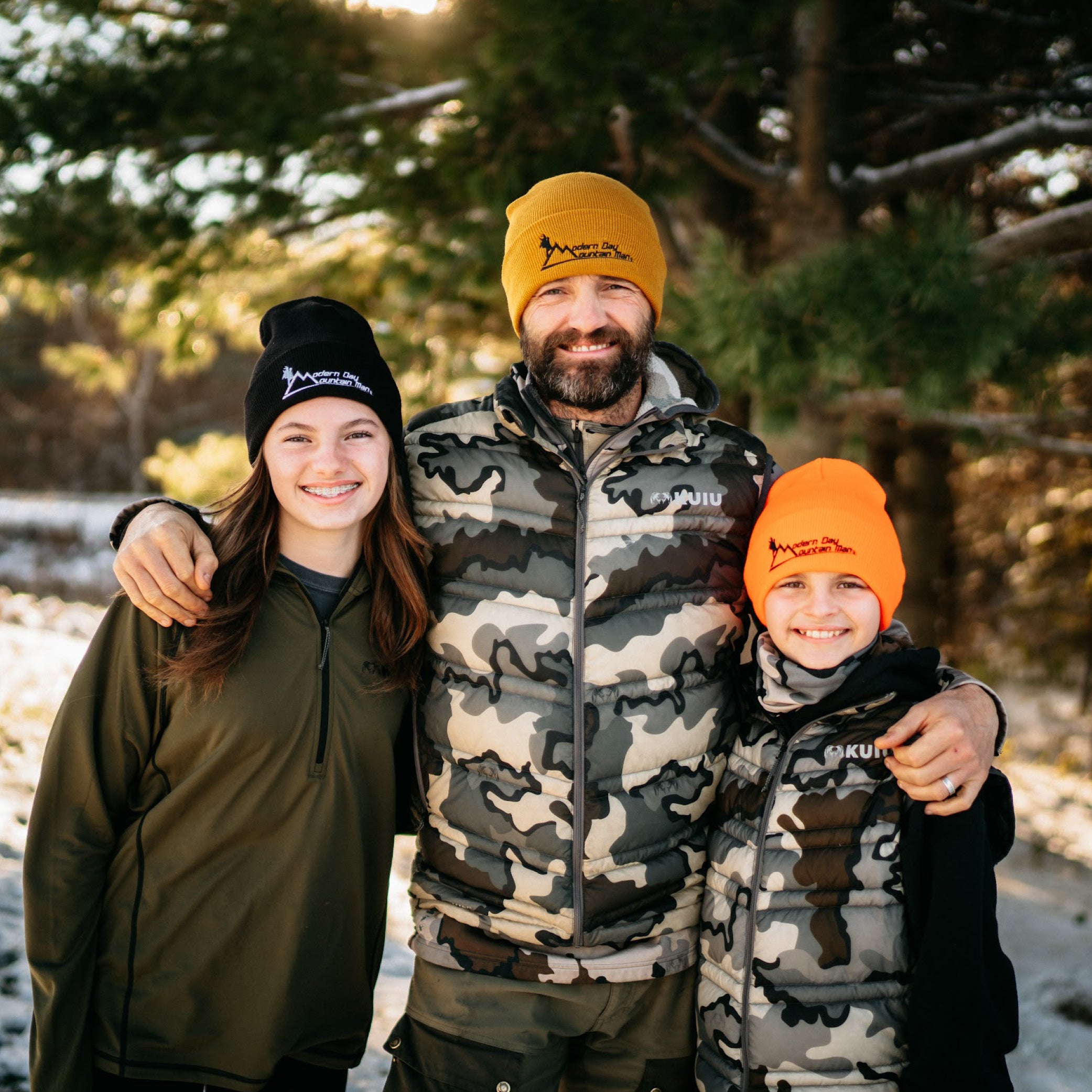 Modern Day Mountain Man Beanie image 1