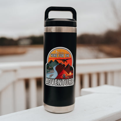 Here For The Adventure Decal image 3